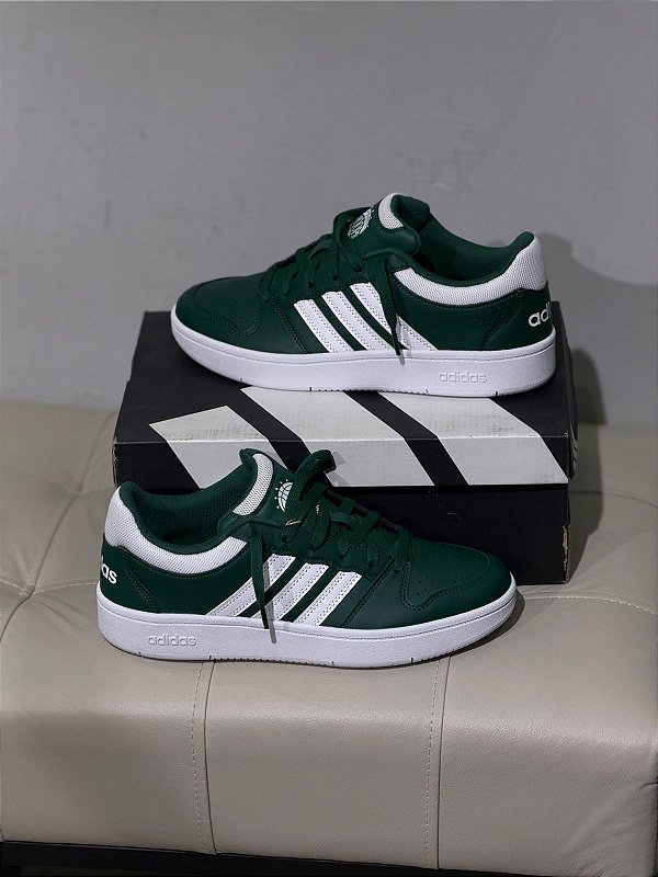 Tenis Adidas Hoops Classic Masculino - VERDE