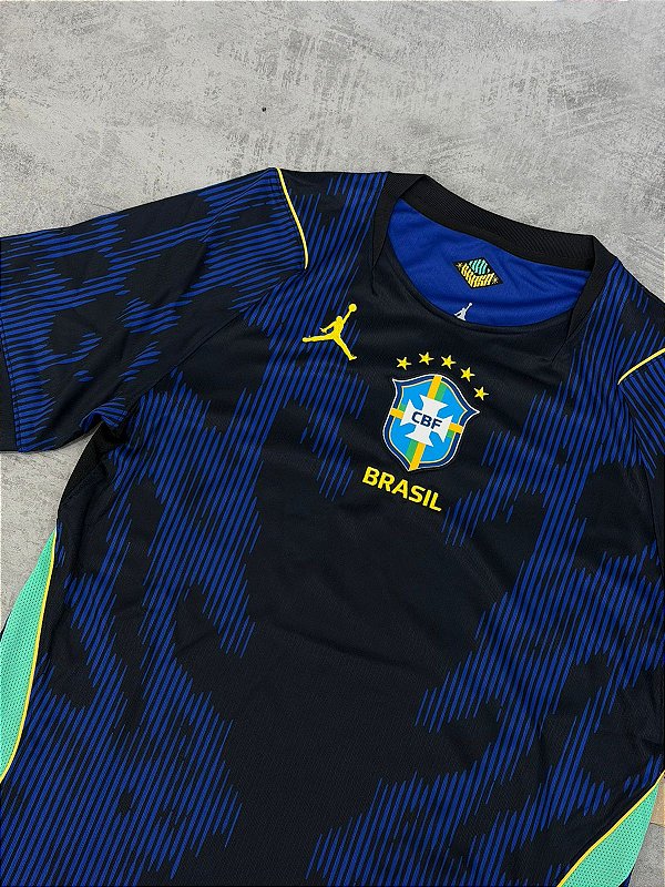 Camisa Brasil Jordan II 2026/27 Torcedor Pro Masculina - Azul