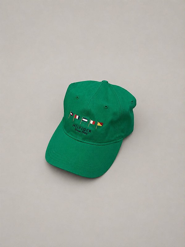 BONÉ TOMMY HILFIGER BANDEIRINHA SINCE 1985- VERDE