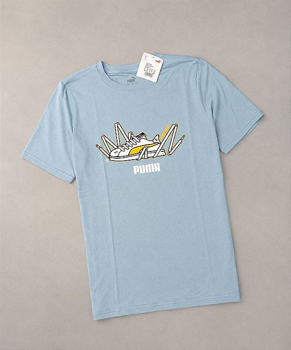 camiseta puma tenis  suede  672789-04