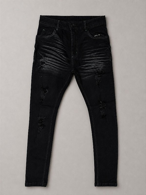 Calça Metal jeans escura