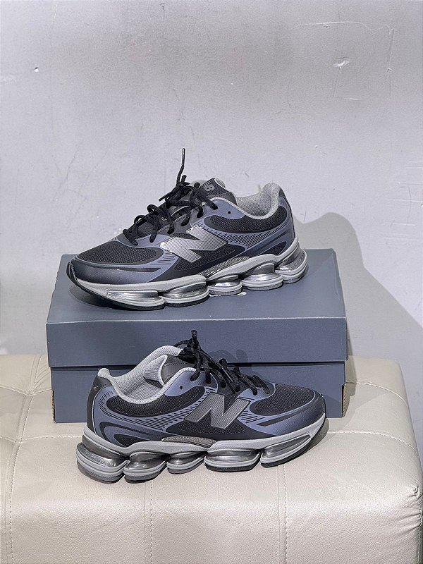 Tenis New balance 2000 Abzorb Unissex - preto+ cinza dark
