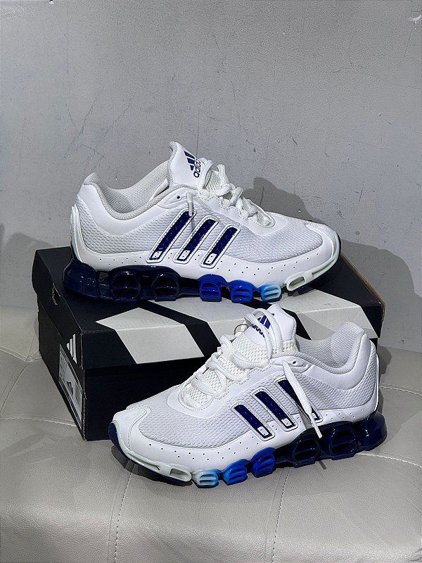 TENIS ADIDAS MEGARIDE- BRANCO E AZUL