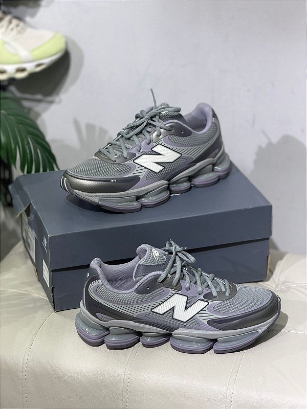 Tenis New balance 2000 Abzorb Unissex - cinza e roxo