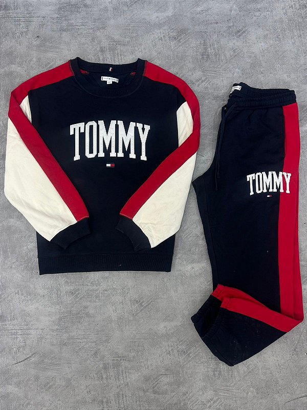 CONJUNTO MOLETOM TOMMY HILFIGER AMERICANO