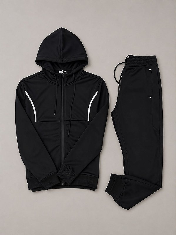 CONJUNTO HANSEZ PRETO- LISTRA REFLETIVA