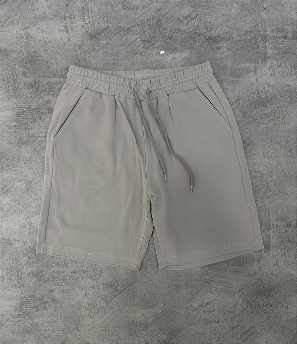 SHORT FLANELADO PADRÃO ZARA NUDE