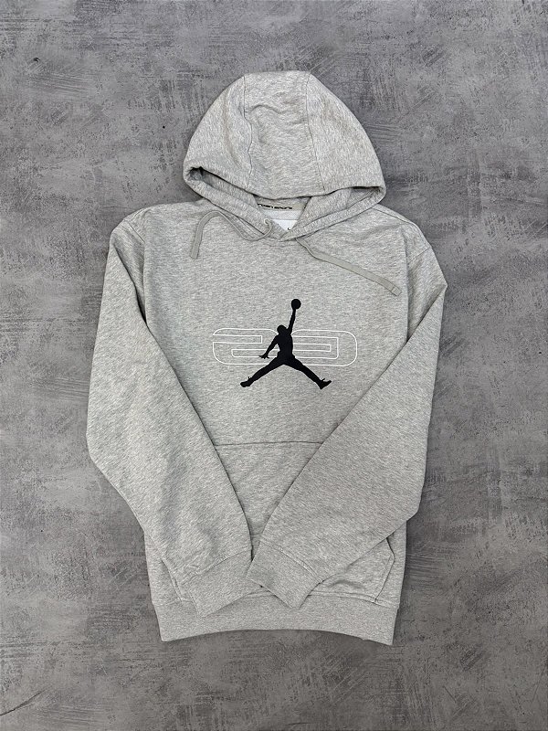 Moletom jordan 23 cinza - hq8694-084