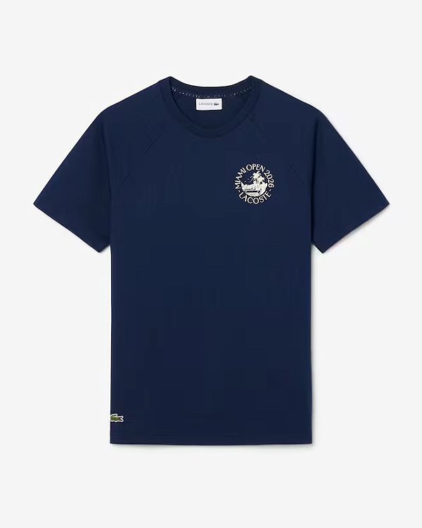 Camiseta lacoste  Miame open azul marinho