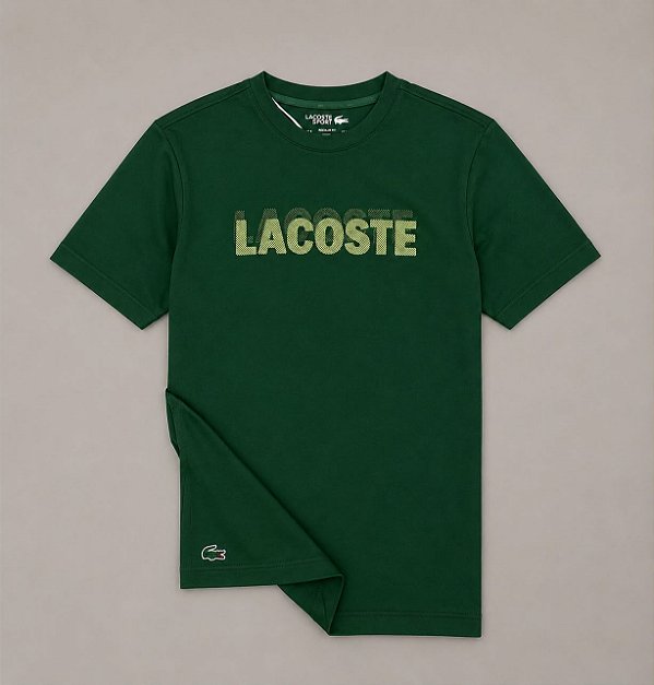 camiseta lacoste ultra dry verde TH217-23-4ZL