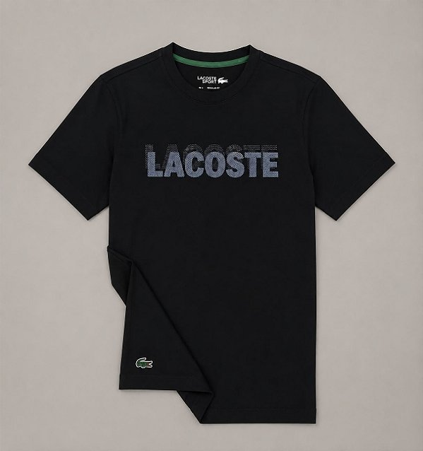 Camisecta lacoste ultra dry preta TH0217-23-463