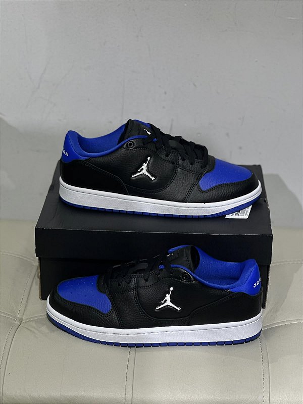 TENIS JORDAN COURT CONNECT LOW- PRETO+AZUL