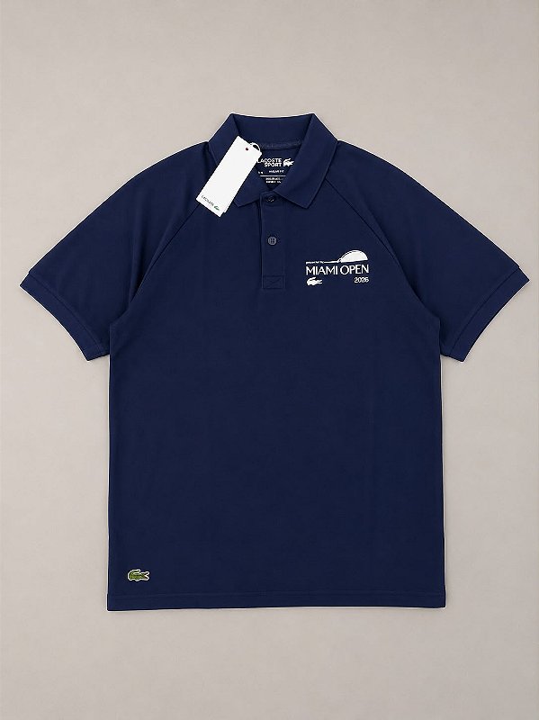 POLO LACOSTE SPORT MAIMI OPEN 2026- AZUL MARINHO