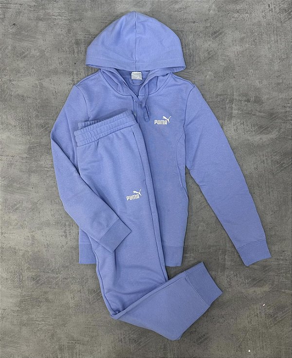 CONJUNTO PUMA  MOLETOM- LILÁS