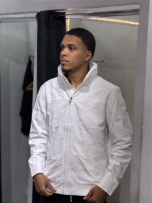 Jaqueta Tommy Hilfiger Velejador ALL WHITE THMW0MW37808-thYCF