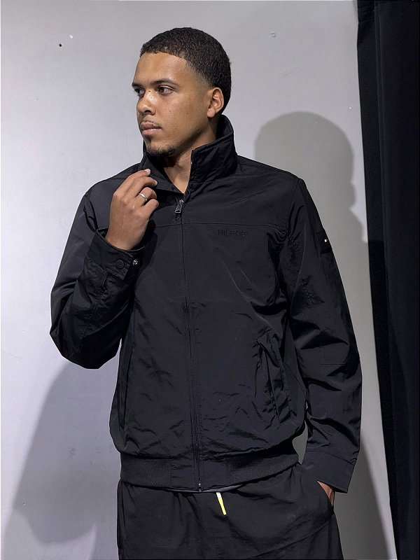Jaqueta tommy velejador Preto all black- THMW0MW37808-thbds
