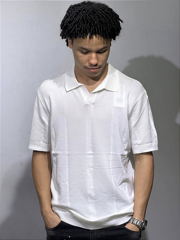 POLO TRICÔ RIVALY- BRANCA