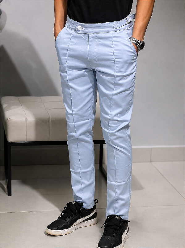 CALÇA ALFAIATARIA -AZULBB