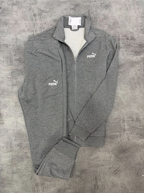 Conjunto puma moletom cinza 684848-03