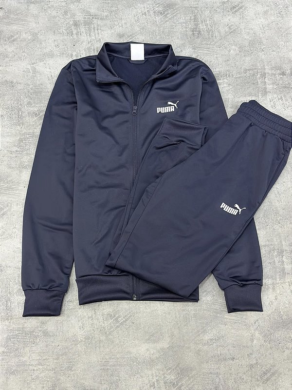 CONJUNTO PUMA TRACKSUIT - AZUL ESCURO