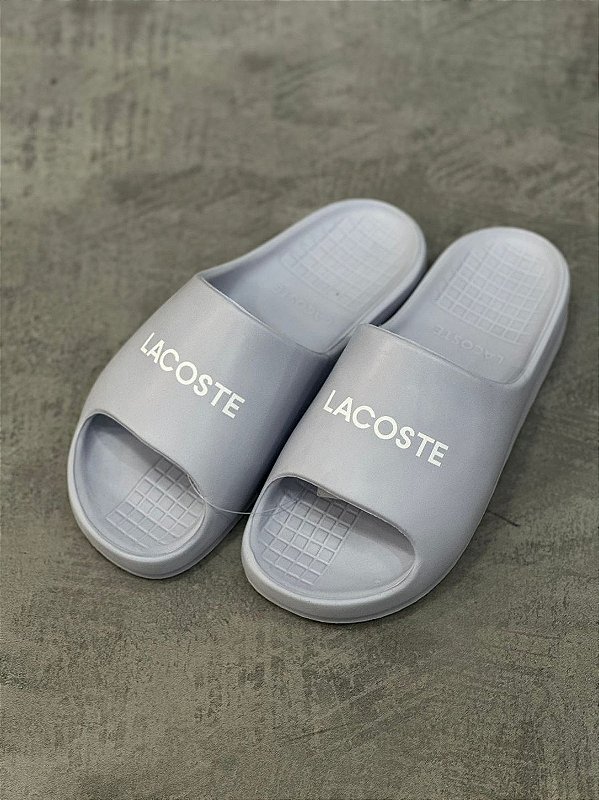 SLIDE LACOSTE LETREIRO 2.0- LILÁS