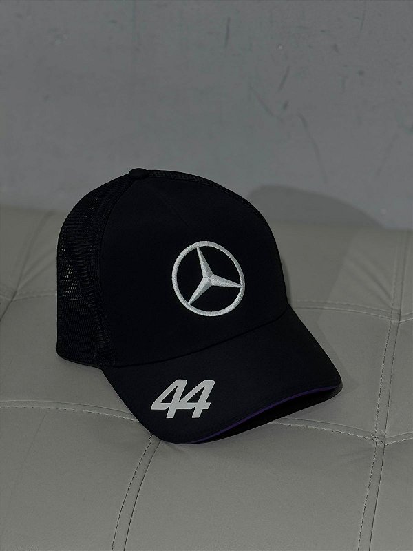 BONÉ PUMA MERCEDES 44 REDINHA- PRETO