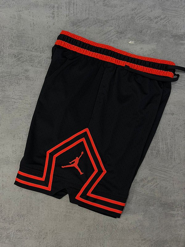 Short jordan diamond peto+laranja - hf9910-011