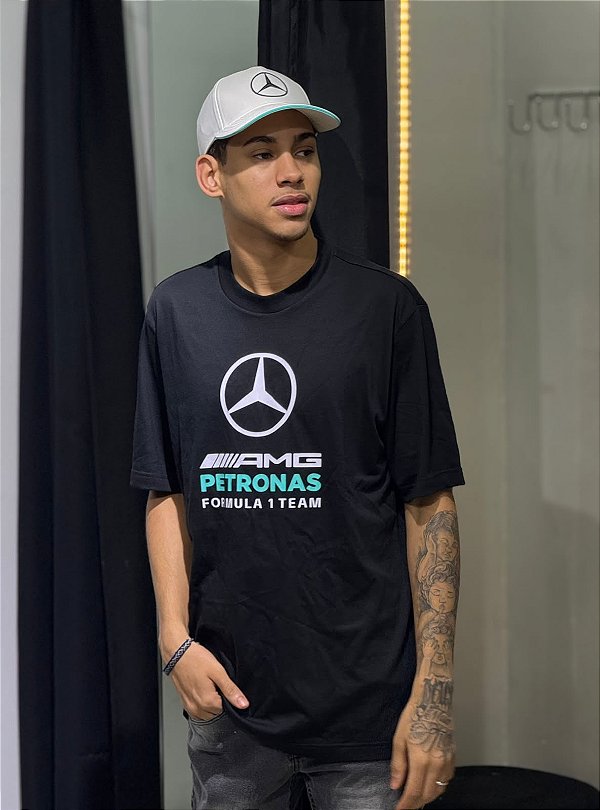 Camiseta adidas mercedes  amg petronas  preta