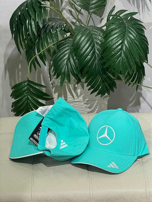BONÉ ADIDAS MERCEDES AMG- AZUL ESVERDIADO