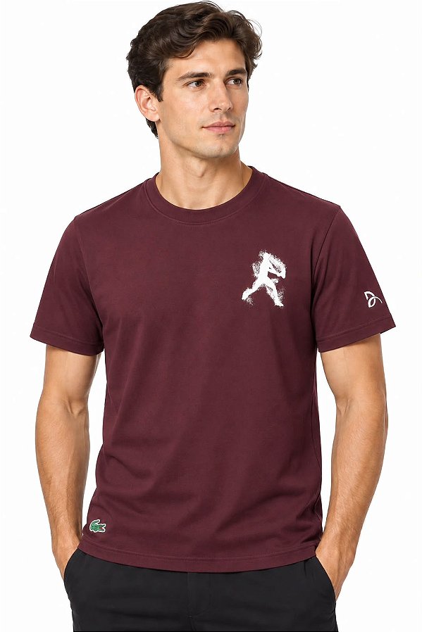 CAMISETA LACOSTE SPORT DJOKOVIC- VINHO