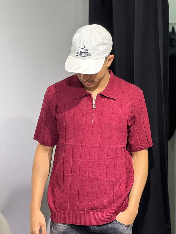 POLO TEXTURIZADA HANSEZ VINHO