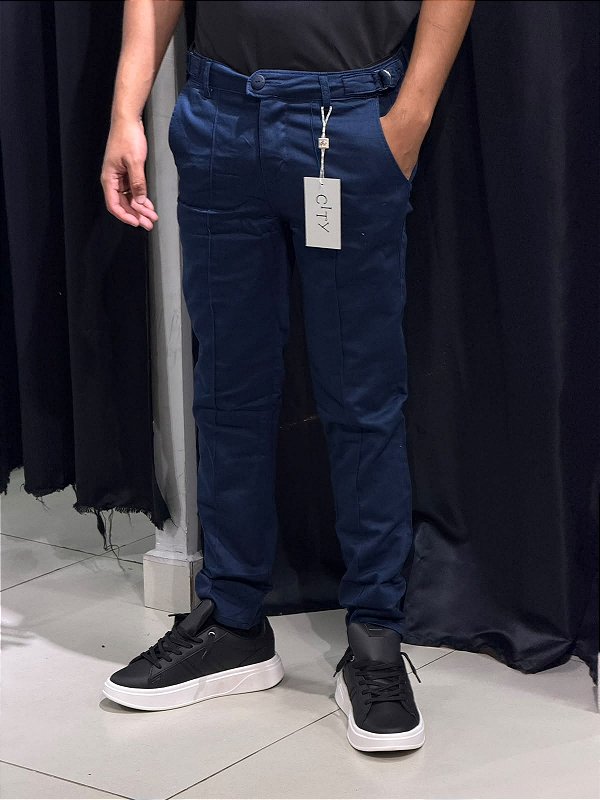 CALÇA ALFAIATARIA AZUL MARINHO-6004