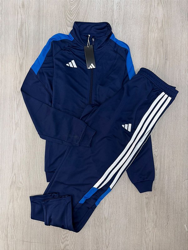 CONJUNTO ADIDAS TRICOT AZUL MARINHO
