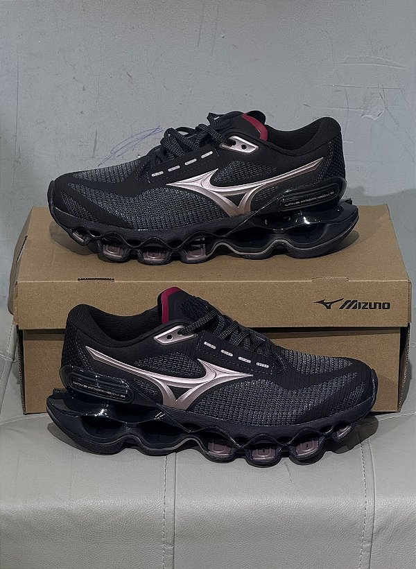 TENIS MIZUNO PROPHECY 15 - PRETO+ROSE