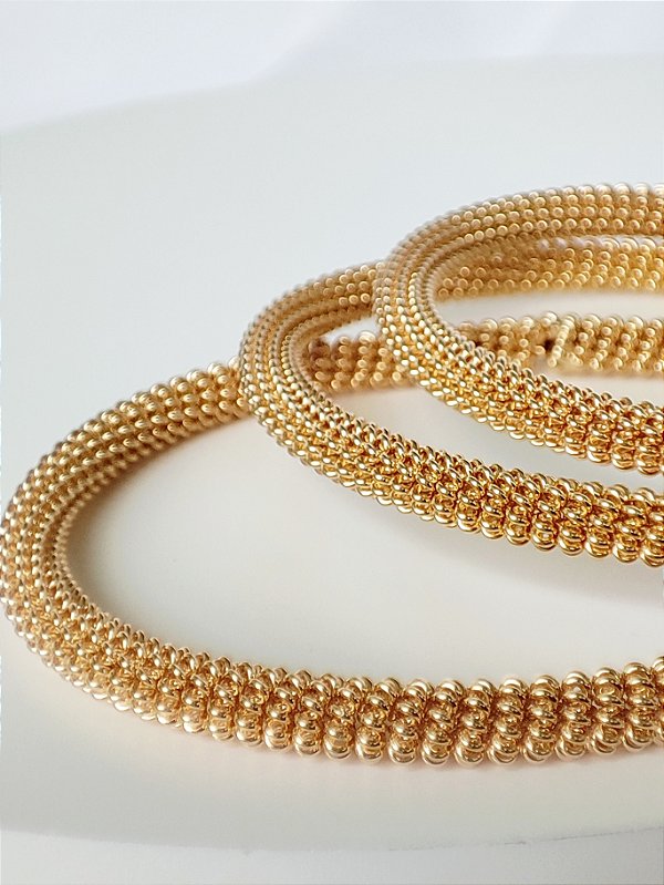 Bracelete espiral texturizado -  Verônica
