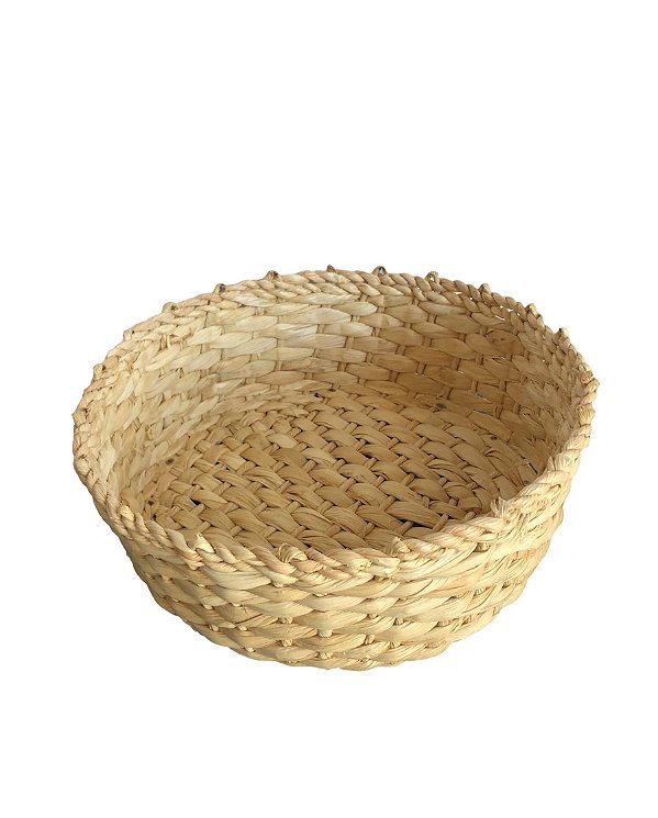 Cesto de palha rendondo G