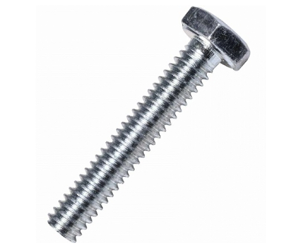 Parafuso Sextavado Zincado 1/4" X 2" - 100 Unidades