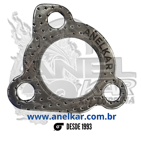 Junta Base Tubo Escapamento Audi A3 A4 1.8 20v Golf Gti 1.8 20v Passat 1.820v (SAÍDA)