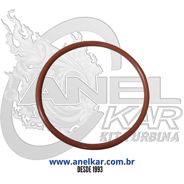 Anel Oring Viton Flange CT12B Toyota Hilux 3.0 (Antiga) | Mecânico | 17201-0L030