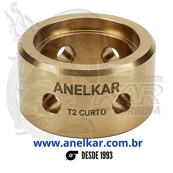 Mancal Radial T2 | T2CK | T25 | Garrett Curto) | Cormek | Fiat | Marea | Tipo | Yanmar | KAE - (Altura 7 mm) - Por Encomenda