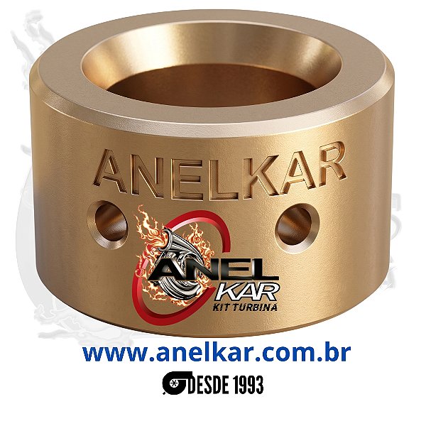 Mancal Radial S200 KKK | Borgwarner | Schwitzer | Volvo L70 | L80 | L90 | L100 - (BAIXO) - (Altura 11 mm)