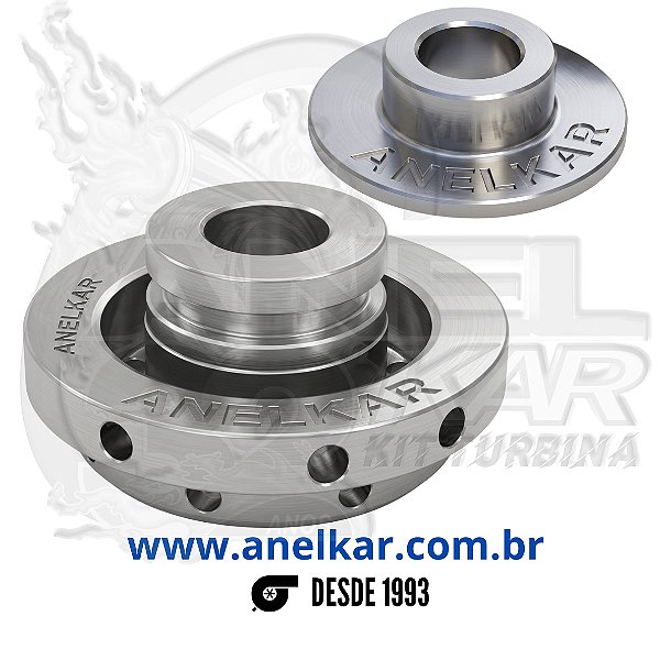 COLAR GT32 | GT35 | GT3571 | Ford Trator TM135 TM140 TM150 - Garrett - (Furo: 6 mm)