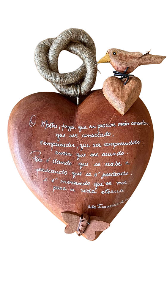 Coração Poesia São Francisco
