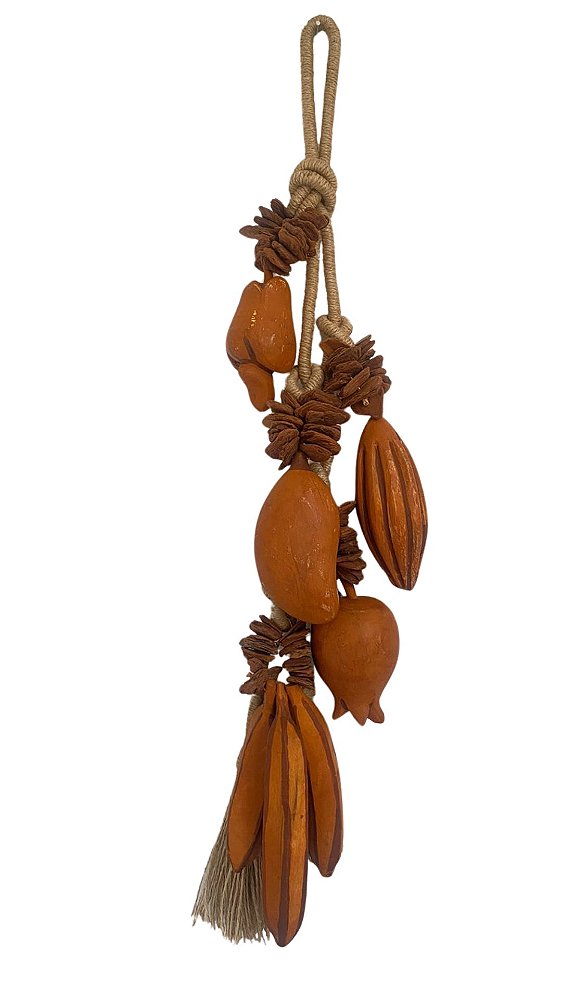 Colar de Mesa ou Parede Penca Fruta Natural P