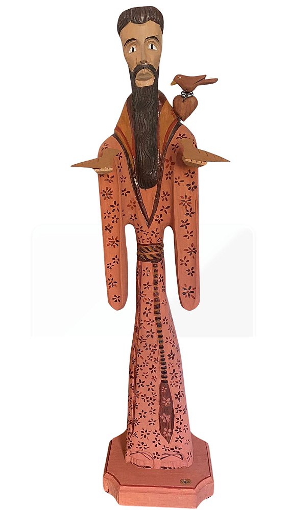 Escultura São Francisco  (78 cm de altura)
