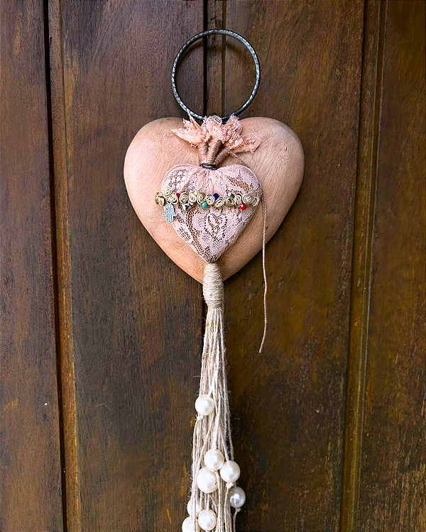 Pendente de Porta/Parede - Coração Frida II