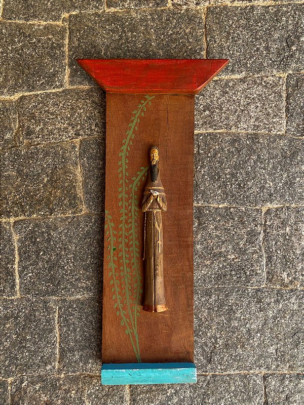 Quadro São Francisco Rústico (50x15)