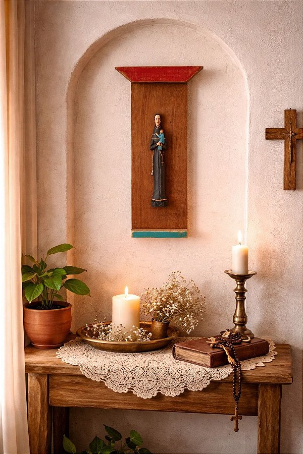 Quadro São José Rustico (50x15)