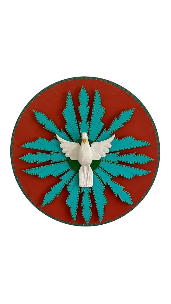 Mandala Divino Resplendor 60X60 Colorido