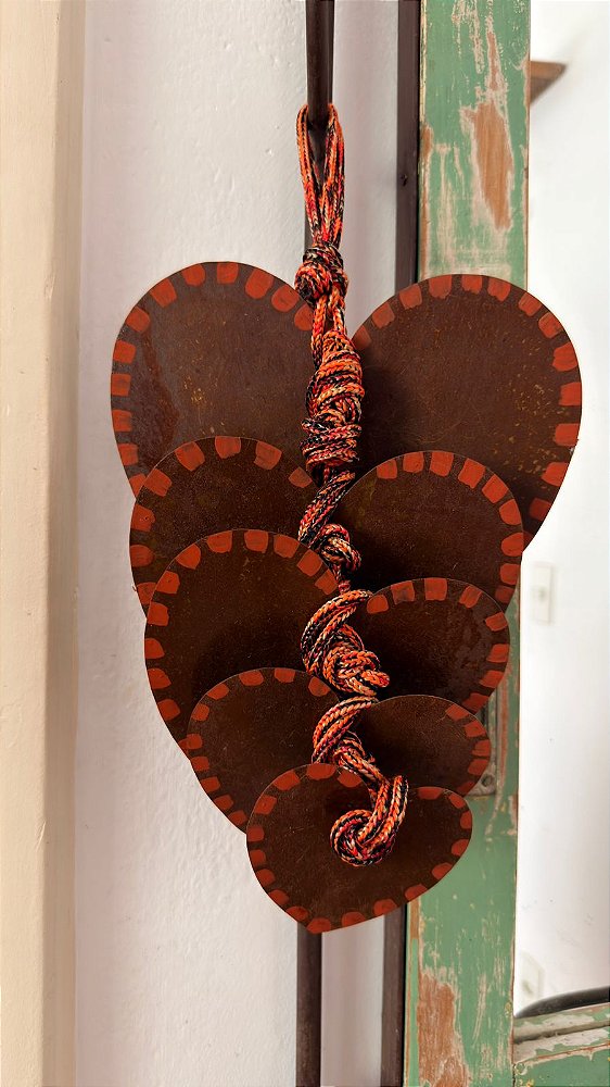 Corações Entrelaçados (40cm comprimento)